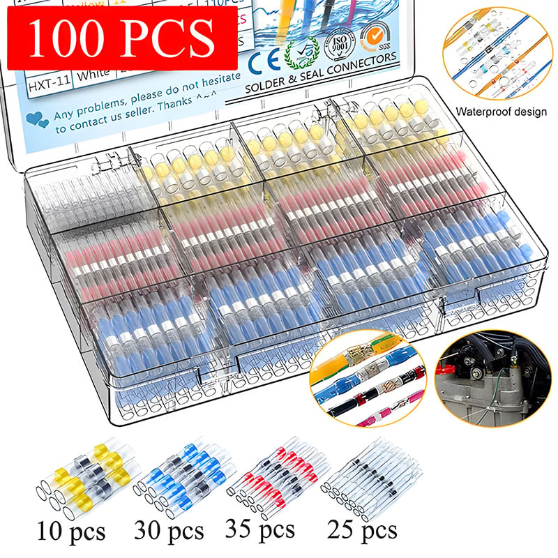 Solder Seal Wire Connectors(200 Pcs)