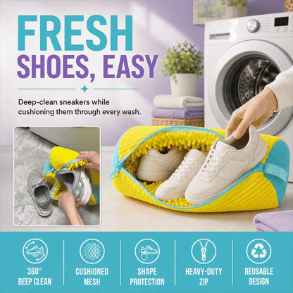 Microfiber Shoe Washing Machine Bag – 2 Pack
