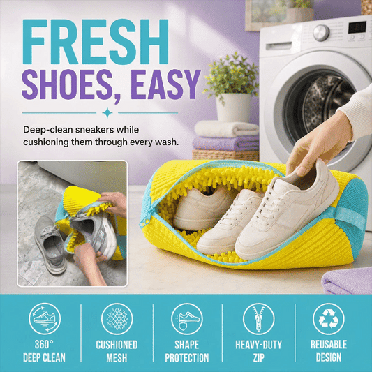 Microfiber Shoe Washing Machine Bag – 2 Pack