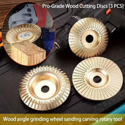 Heavy-Duty Wood Carving Disc Set (3PCS)