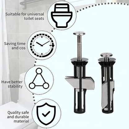 Universal Toilet Seat Bolt Kit 4 PCS