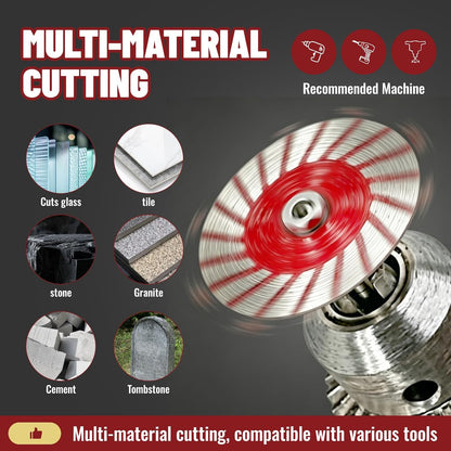 1.57" Diamond Saw Blade Set | 1* Mandrel + 4* 40mm Blades + 4* Screws