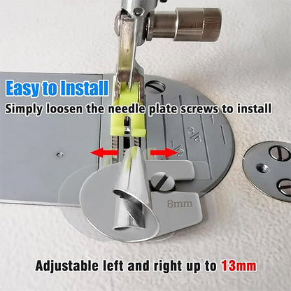 Universal Spiral Hemmer Foot for Sewing Machine