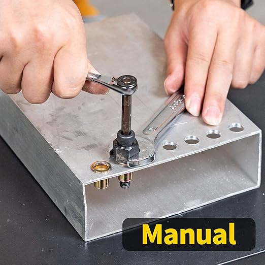 Manual & Electric Rivet Nut Tool Kit, Rivnut Setting Tool Set