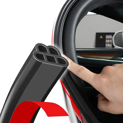 32.8 Ft Car Door Seal Strip Universal Self Adhesive Automotive Weather Stripping- 2 Sets