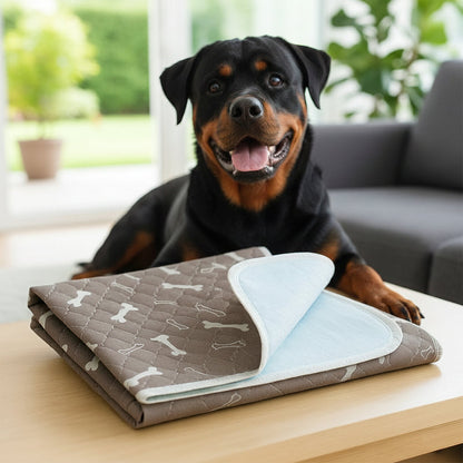 Large Washable Dog Pee Pad for Indoor Training and Floor Protection