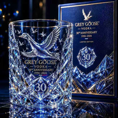 Grey Goose 2026 Commemorative Whiskey Glass for Home Bar Display