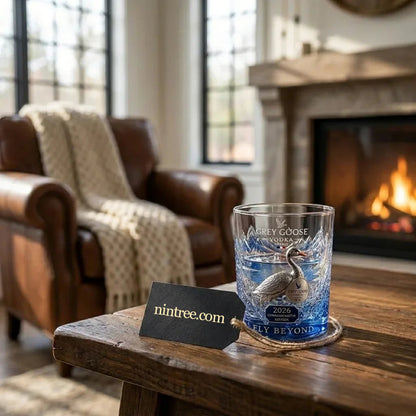 Grey Goose 2026 Commemorative Whiskey Glass for Home Bar Display