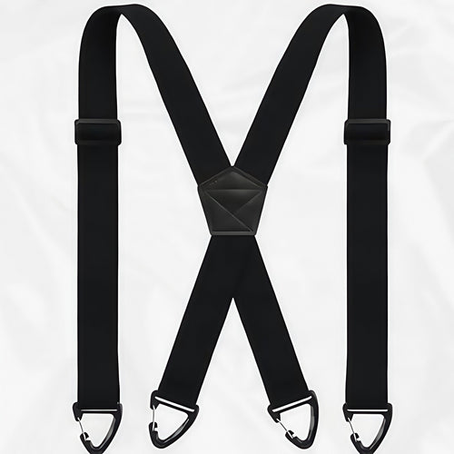 Men's X-Back Suspenders with Hook Clips