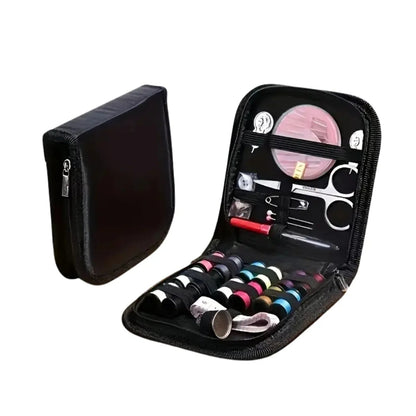 Portable Mini Travel Sewing Kit Black