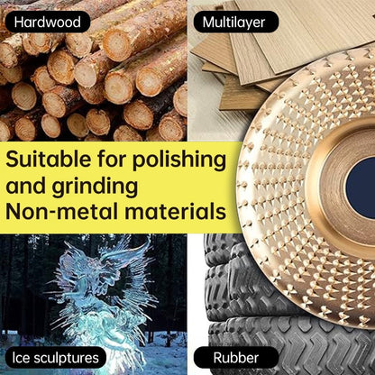 Heavy-Duty Wood Carving Disc Set (3PCS)