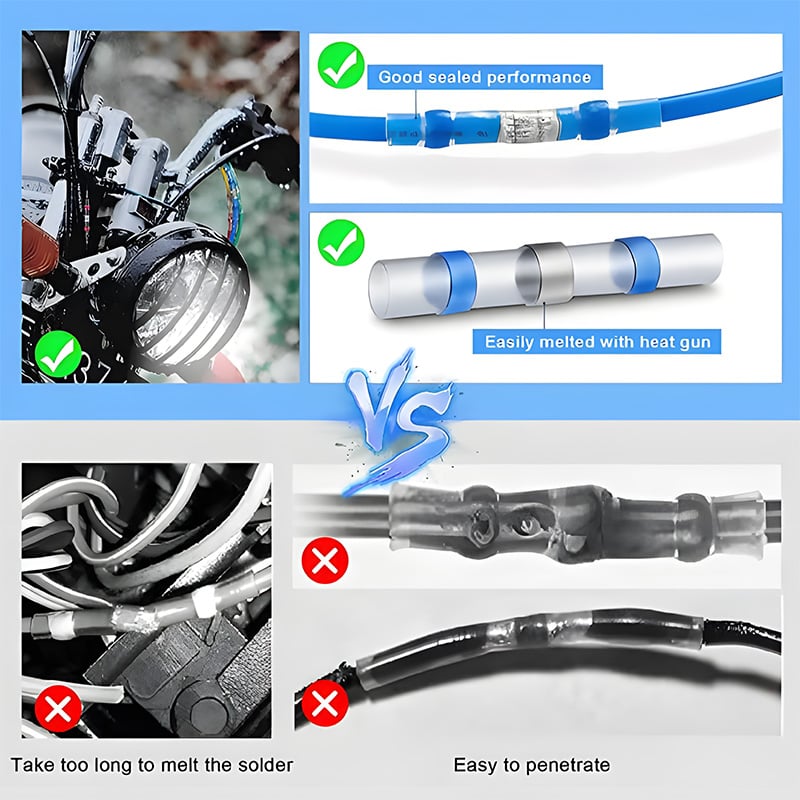 Solder Seal Wire Connectors（200 Pcs）