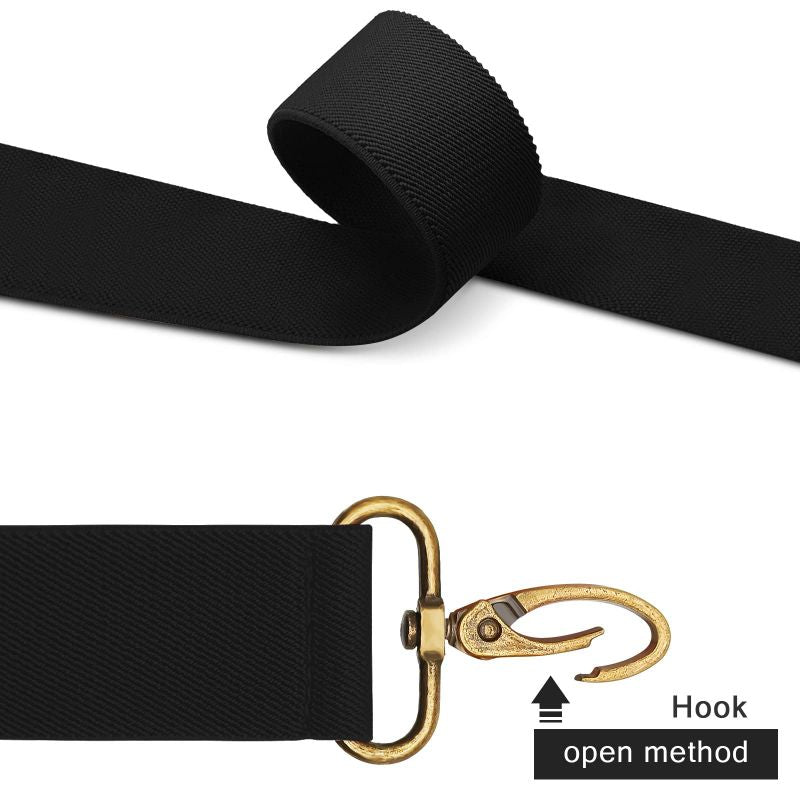 Men's X-Back Suspenders with Hook Clips