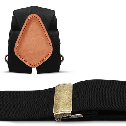 Men's X-Back Suspenders with Hook Clips