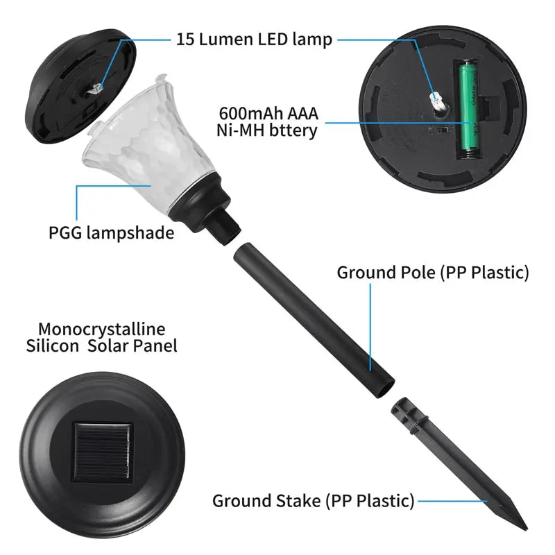 Solar Projection Garden Lights – 2 Pack - image 4